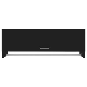 vidaxl Kledingkast 100x32,5x35 cm spaanplaat zwart