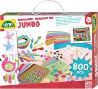 Simm Spielwaren Lena - Bastelkoffer Jumbo pink Faltschachtel