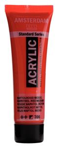 Talens Amsterdam Acrylverf 20 ml- Naftelrood middel 396