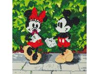 Crystal Art Kit Disney Minnie And Mickey 30X30Cm (Full) Op Canvas Frame
