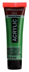 Talens Amsterdam Acrylverf 20ml Permanent groen licht 618