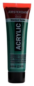 Talens Amsterdam Acrylverf 20 ml- Permanent groen donker 619