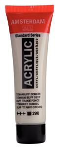 Talens Amsterdam Acrylverf 20 ml - Titaanbuff donker 290