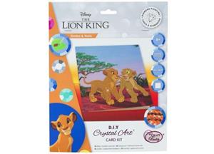 Disney - Diamond Painting Simba and Nala Crystal Art Card DISNEY 18