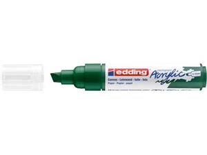 5 x Edding Acrylmarker edding 5000 breit moosgrün