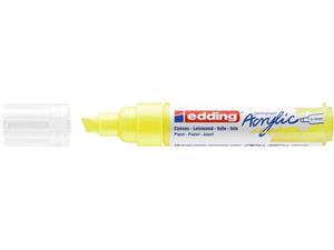 Edding Acrylic marker breed neongeel