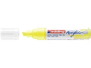 5 x Edding Acrylmarker edding 5000 breit neongelb