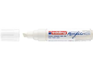 Edding Acrylic marker breed verkeerswit