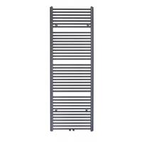 HR Badmeubelen Polo Designradiator - 60x8x118cm - middenaansluiting - 643 watt - light graphit matt 74022803