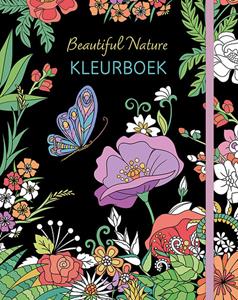 Deltas kleurboek Beautiful Nature junior A4 karton wit