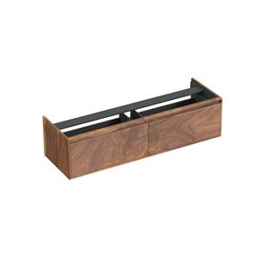 Forzalaqua Reno 2.0 badmeubel 160x51x40cm 2 laden top open walnoot pure walnut 8070515