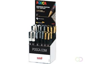 Posca paintmarker PC-3M, display van 36 stuks in geassorteerde kleuren