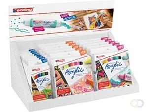 Edding e- Acrylic display met sets assorti