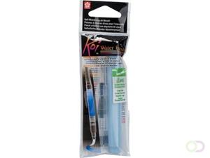 Sakura Koi Water Brush penseel, platte punt, lang reservoir, medium