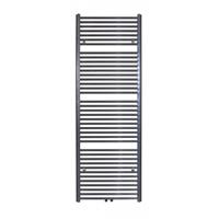 Rosani Polo handdoekradiator 40x118cm 441watt met middenaansluiting glans antraciet 74022502