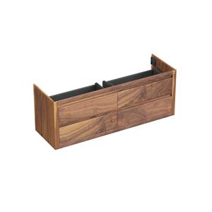 Forzalaqua Gela 2.0 badmeubel 160x51x60cm 4 laden top open walnoot pure walnut 8070420