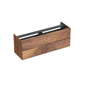 Forzalaqua Reno 2.0 badmeubel 160x51x60cm 4 laden top open walnoot pure walnut 8070550