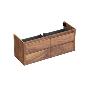 Forzalaqua Gela 2.0 badmeubel 140x51x60cm 4 laden top open walnoot pure walnut 8070415