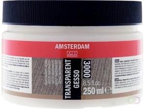 Amsterdam transparante gesso, fles van 250 ml