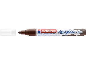 Edding Acrylic marker medium chocoladebruin