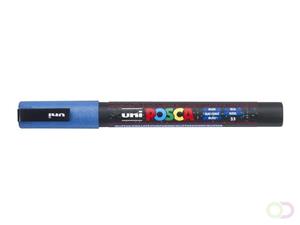 Posca paintmarker PC-3M glitter donkerblauw