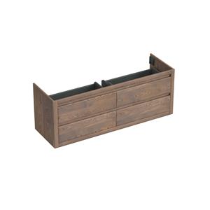 Forzalaqua Gela 2.0 badmeubel 160x51x60cm 4 laden top open eiken havanna 8071275