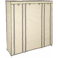 Tectake - Kledingkast Ameline Beige - Veel Opbergruimte - 402527