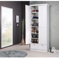 FINORI 001734 Landwood 13 Mehrzweckschrank Stauraumschrank Wäscheschrank weiss ca. 80 cm-'SW13093'