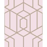 Boutique Vliestapete - Disco Vogue Rosa - 10m x 52cm