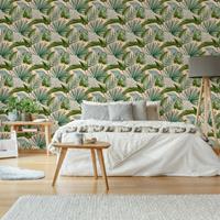 Wow Vliestapete - Flow Grun/peach - 10m x 52cm