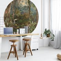 WALLART Fototapete In the Jungle Rund 190 cm - 