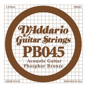 DeKrijgerMuziek D'Addario DPB-045 .045 snaar