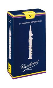 DeKrijgerMuziek Vandoren VDS-20 rieten voor sopraansaxofoon 2.0