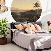 WALLART Fototapete The Americas Rund 190 cm - 