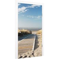 Bilderwelten Vliestapete Tür - Ostsee Strand - Türtapete Größe HxB: 215cm x 96cm