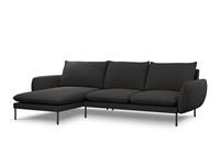Cosmopolitan Design | Hoekbank Vienna Black links boucle