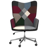 vidaXL Relaxstoel patchwork stof