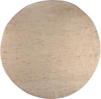 Theko Wollteppich Hadj Uni, rund, 25 mm HÃ¶he, echter Berber Teppich, reine Wolle, handgeknÃ¼pft, Wohnzimmer