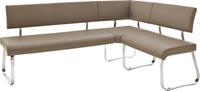 Mca Furniture Eckbank Arco, Eckbank frei im Raum stellbar, Breite 200 cm, belastbar bis 500 kg