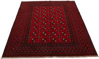 Woven Arts Orientteppich Afghan Akhche Bokhara, rechteckig, 8 mm Höhe