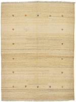 morgenland Wollteppich "Gabbeh Teppich handgeknüpft beige", rechteckig, handgeknüpft