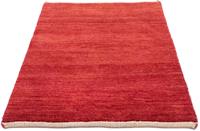 Morgenland Wollteppich Gabbeh Teppich handgeknüpft rot, rechteckig, 15 mm Höhe, handgeknüpft