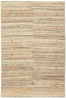 Morgenland Wollteppich Gabbeh Teppich handgeknüpft beige, rechteckig, 18 mm Höhe, handgeknüpft