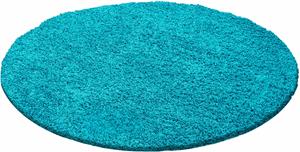 Ayyildiz Teppiche Hochflor-Teppich Life Shaggy 1500, rund, 30 mm Höhe, Wohnzimmer, Langflor, Schlafzimmer, große Farbauswahl