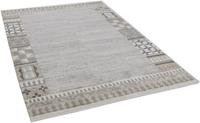 THEKO Wollen kleed Nakarta 6030 zuivere wol, met de hand geknoopt, met randdessin, woonkamer