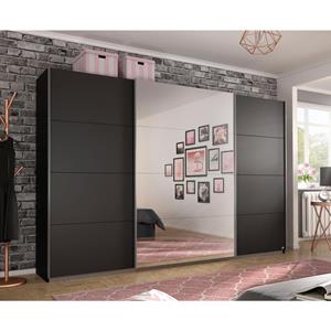 rauch Schuifdeurkast Cortona 2 stoffen dozen en extra legplanken made in germany