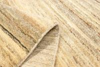 Morgenland Wollteppich Gabbeh Teppich handgeknüpft naturweiß, rechteckig, 18 mm Höhe, handgeknüpft