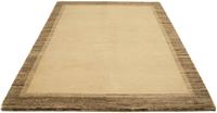 Morgenland Wollteppich Gabbeh Teppich handgeknüpft braun, rechteckig, 18 mm Höhe, handgeknüpft