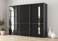 Gallery M Branded By Musterring Schwebetürenschrank Imola W, inkl. Einlegeböden und Kleiderstangen, mit Glastüren inkl. Zierspiegel, in zwei Höhen und mehreren Breiten