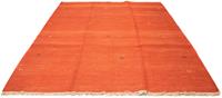 Morgenland Wollteppich Gabbeh Teppich handgeknüpft rot, rechteckig, 18 mm Höhe, handgeknüpft